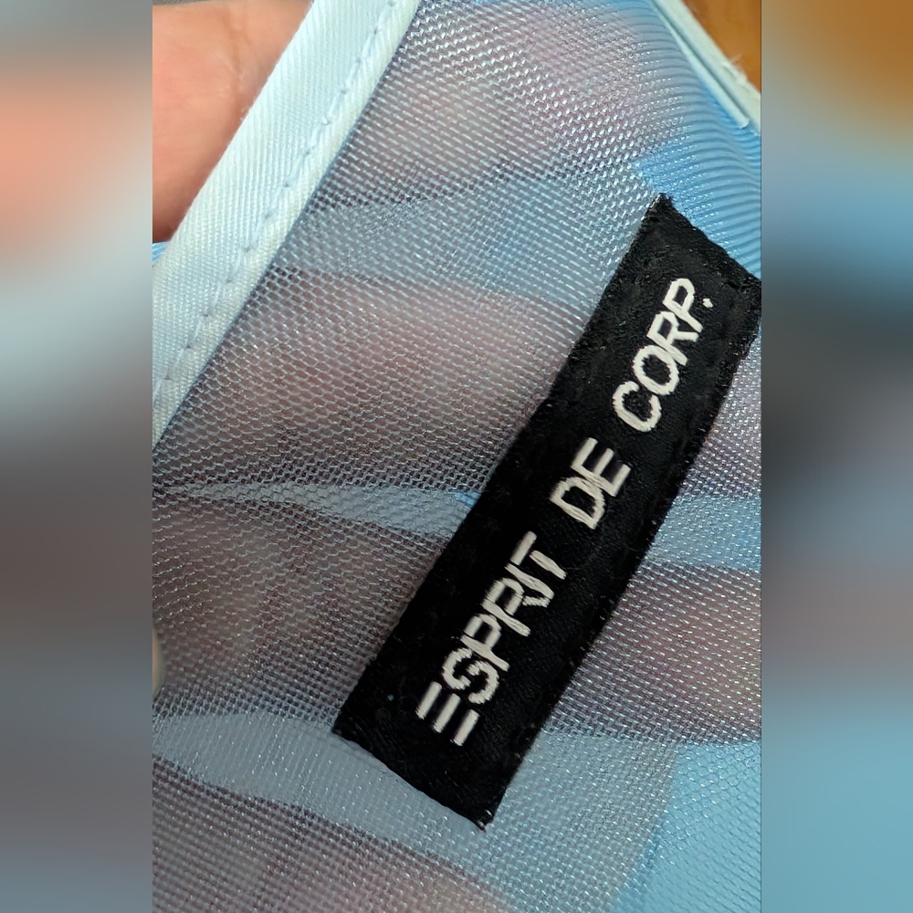 Espirit De Corp blue Mesh‎ Tote Bag - Picture 7 of 7
